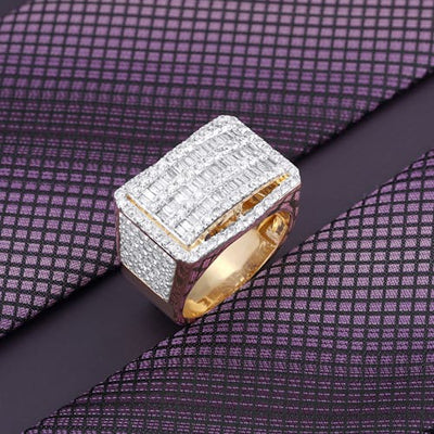 18k White Gold Natural Blue Sapphire Channel Set Band Ring with Diamonds